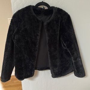 H&M faux fur jacket